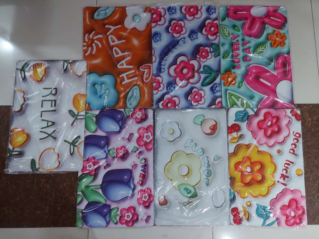 3D Cartoon Printing Diatom Mud Cushion Antislip Water Absorbent Foot Pad Diatomaceous Earth Foot Mat For Bathroom - (Random Design) - Size 15×23 inches
