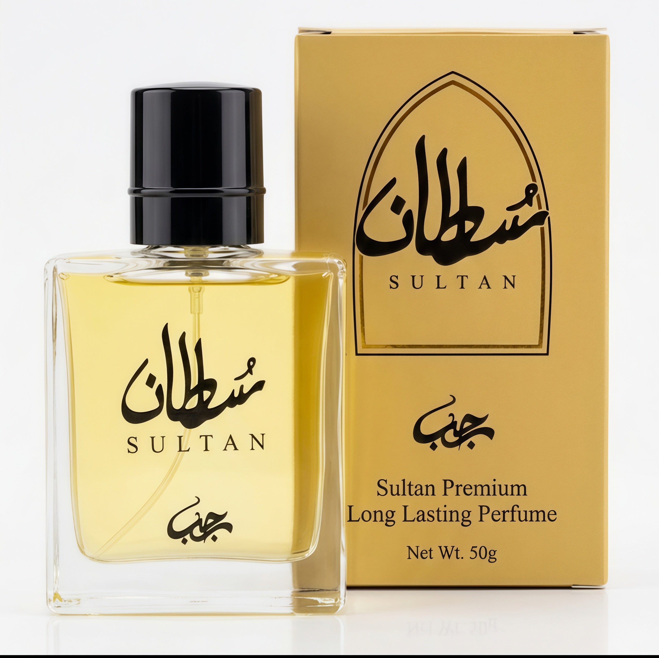 Sultan Premium Long-Lasting Perfume (50g) | Oud & Rose Editions