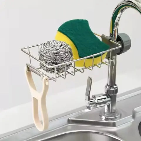 Sponge Holder & Sink Organizer | Kitchen Faucet